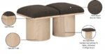 Pavilion Boucle Fabric Upholstered 2pc. Modular Bench - Image 7