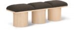 Pavilion Boucle Fabric Upholstered 3pc. Modular Bench
