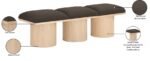 Pavilion Boucle Fabric Upholstered 3pc. Modular Bench - Image 8