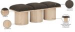 Pavilion Boucle Fabric Upholstered 3pc. Modular Bench - Image 7