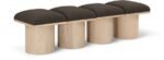 Pavilion Boucle Fabric Upholstered 4pc. Modular Bench