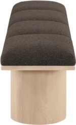 Pavilion Boucle Fabric Upholstered 4pc. Modular Bench - Image 4