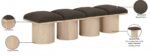 Pavilion Boucle Fabric Upholstered 4pc. Modular Bench - Image 7
