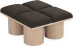 Pavilion Boucle Fabric Upholstered 4pc. Modular Bench - Image 4
