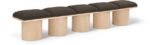 Pavilion Boucle Fabric Upholstered 5pc. Modular Bench