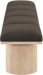 Pavilion Boucle Fabric Upholstered 5pc. Modular Bench - Image 4