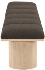 Pavilion Boucle Fabric Upholstered 6pc. Modular Bench - Image 4