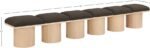 Pavilion Boucle Fabric Upholstered 6pc. Modular Bench - Image 7