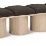 Pavilion Boucle Fabric Upholstered 6pc. Modular Bench