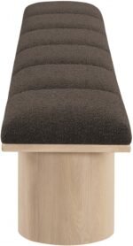 Pavilion Boucle Fabric Upholstered 6pc. Modular Bench - Image 4