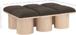 Pavilion Boucle Fabric Upholstered 6pc. Modular Bench - Image 7