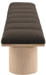 Pavilion Boucle Fabric Upholstered 7pc. Modular Bench - Image 4