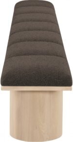 Pavilion Boucle Fabric Upholstered 7pc. Modular Bench - Image 4