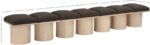Pavilion Boucle Fabric Upholstered 7pc. Modular Bench - Image 6