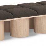 Pavilion Boucle Fabric Upholstered 8pc. Modular Bench