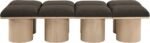 Pavilion Boucle Fabric Upholstered 8pc. Modular Bench - Image 3