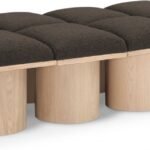 Pavilion Boucle Fabric Upholstered 8pc. Modular Bench