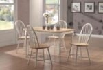 CINDER WOOD DINING SIDE CHAIR WHITE (SET OF 4) - Image 14