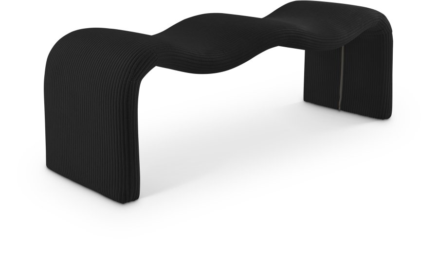 42064.jpg Willow Corduroy Fabric Upholstered Bench - Image 1