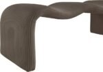 Willow Corduroy Fabric Upholstered Bench - Image 8