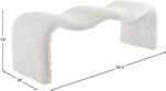 Willow Corduroy Fabric Upholstered Bench - Image 10