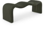 Willow Corduroy Fabric Upholstered Bench
