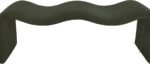 Willow Corduroy Fabric Upholstered Bench - Image 6