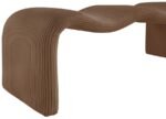Willow Corduroy Fabric Upholstered Bench - Image 8