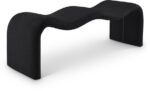 Willow Chenille Fabric Upholstered Bench