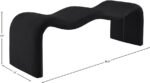 Willow Chenille Fabric Upholstered Bench - Image 10