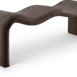 Willow Chenille Fabric Upholstered Bench