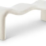 Willow Chenille Fabric Upholstered Bench