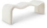 Willow Chenille Fabric Upholstered Bench