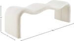 Willow Chenille Fabric Upholstered Bench - Image 10