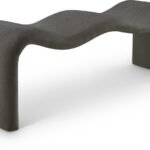 Willow Chenille Fabric Upholstered Bench