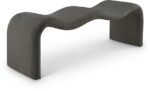 Willow Chenille Fabric Upholstered Bench
