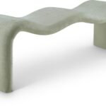Willow Chenille Fabric Upholstered Bench