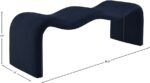 Willow Chenille Fabric Upholstered Bench - Image 10