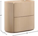 Everett Oak Veneer Night Stand - Image 11