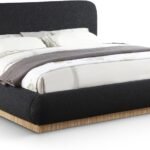 Rigby Boucle Fabric Upholstered Bed