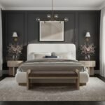 Rigby Boucle Fabric Upholstered Bed - Image 2