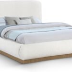 Rigby Boucle Fabric Upholstered Bed