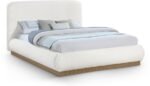 Rigby Boucle Fabric Upholstered Bed