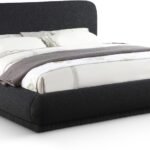 Rigby Boucle Fabric Upholstered Bed