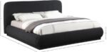 Rigby Boucle Fabric Upholstered Bed - Image 9