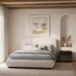 Rigby Boucle Fabric Upholstered Bed - Image 2