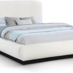 Rigby Boucle Fabric Upholstered Bed