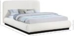 Rigby Boucle Fabric Upholstered Bed - Image 9
