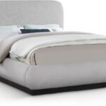 Rigby Linen Textured Fabric Upholstered Bed