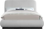Rigby Linen Textured Fabric Upholstered Bed - Image 3